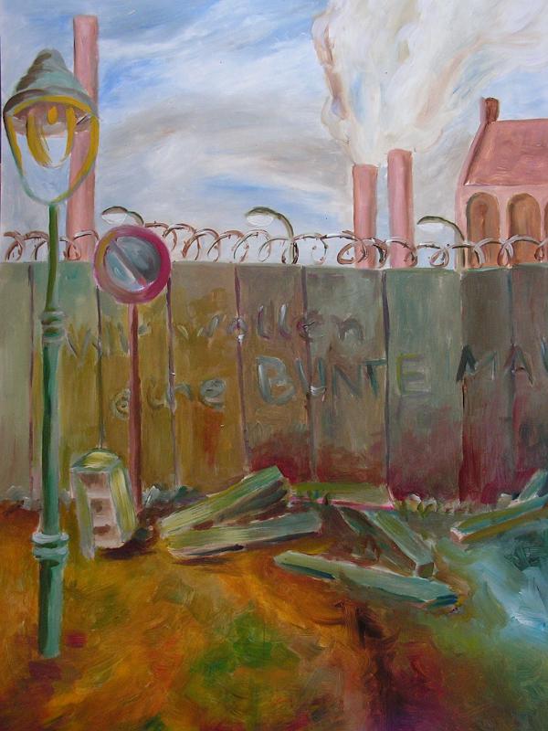 Berlin Brommystraße 1985, 2007, Acryl-Wachskarton, 66x90.jpg